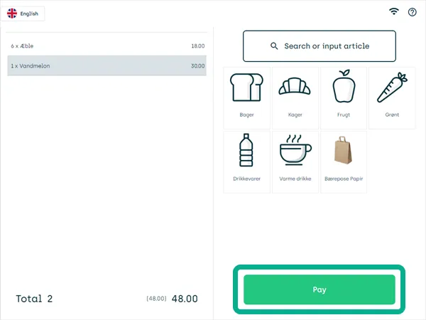 Payment types in illustration are examples; your organization may offer other payment types