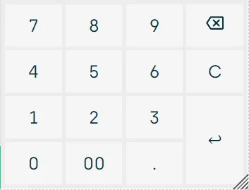 Wpud numberpad