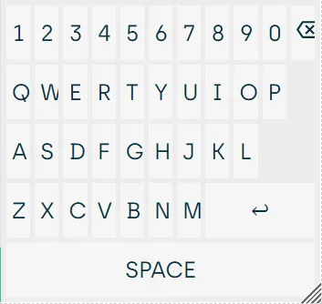 Wpud numberpadalphanumeric