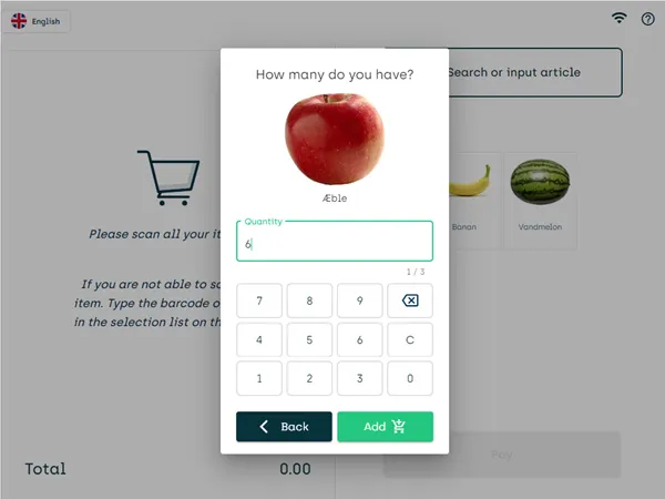 Sco plu fruit apple quantity