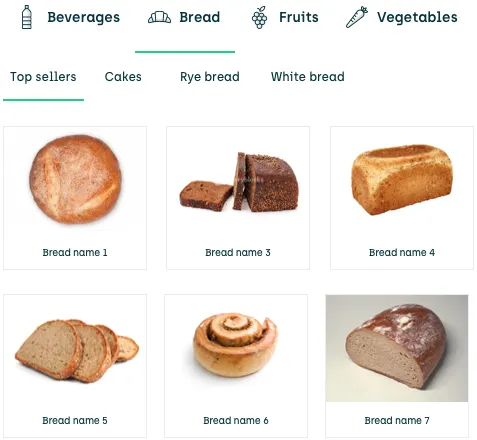 Example of view group with articles arranged in multilevel categories. Click thumbnail to view image in full size.